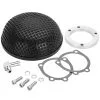 Cycle Standard Mesh Air Cleaner - Black - Harley-Davidson CV Carb Sportster And Big Twin -Motorcycle Chain Sales Shop 006953 cycle standard mesh air cleaner black cv 1