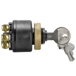 Lowbrow Customs Weatherproof Starter Ignition Switch - Brass Bezel -Motorcycle Chain Sales Shop 008289 lowbrow customs weatherproof starter ignition switch brass bezel 3