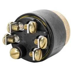 Lowbrow Customs Weatherproof Starter Ignition Switch - Brass Bezel -Motorcycle Chain Sales Shop 008289 lowbrow customs weatherproof starter ignition switch brass bezel 4