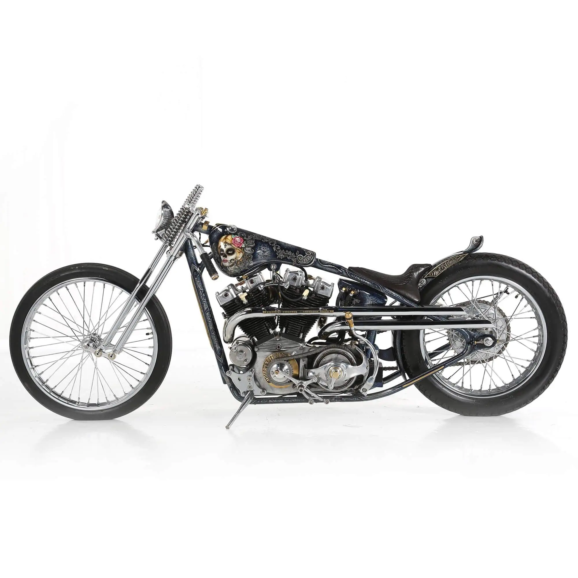 V-Twin Manufacturing Complete 21 Inch Spool Hub Chopper Wheel - 3/4 Inch Bearings 10 V-Twin Manufacturing Complete 21 Inch Spool Hub Chopper Wheel - 3/4 Inch Bearings - Image 8