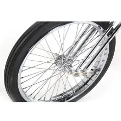 V-Twin Manufacturing Complete 21 Inch Spool Hub Chopper Wheel - 3/4 Inch Bearings 21 V-Twin Manufacturing Complete 21 Inch Spool Hub Chopper Wheel - 3/4 Inch Bearings -Motorcycle Chain Sales Shop 009377 cycle standard complete 21in spool hub chopper wheel on bike 2 1