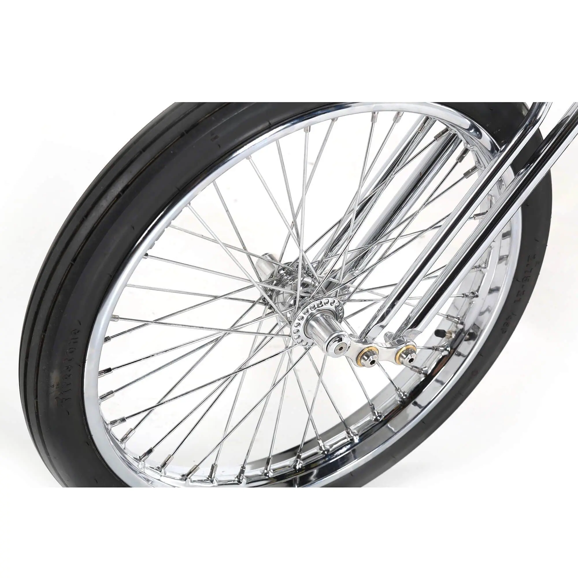 V-Twin Manufacturing Complete 21 Inch Spool Hub Chopper Wheel - 3/4 Inch Bearings 11 V-Twin Manufacturing Complete 21 Inch Spool Hub Chopper Wheel - 3/4 Inch Bearings - Image 9