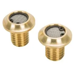 Lowbrow Customs Radius Breather Bolts For Harley-Davidson Evo - Brass -Motorcycle Chain Sales Shop 009378 lowbrow customs radius evo breather bolts brass 2
