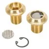 Lowbrow Customs Radius Breather Bolts For Harley-Davidson Evo - Brass -Motorcycle Chain Sales Shop 009378 lowbrow customs radius evo breather bolts brass 4