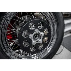 Lowbrow Customs Locking Tab Washer For Harley-Davidson Rear Wheel Pulley / Sprocket - Tumbled Stainless -Motorcycle Chain Sales Shop 010293 lowbrow customs locking tab washer harley davidson rear wheel pulley sprocket tumbled stainless 1 1