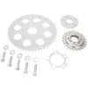 Lowbrow Customs Belt To Chain Conversion Kit Harley-Davidson Dyna 1994-99 - Silver Sprocket -Motorcycle Chain Sales Shop 010301 lowbrow customs belt to chain conversion kit harley davidson dyna 1994 99 silver sprocket 1b