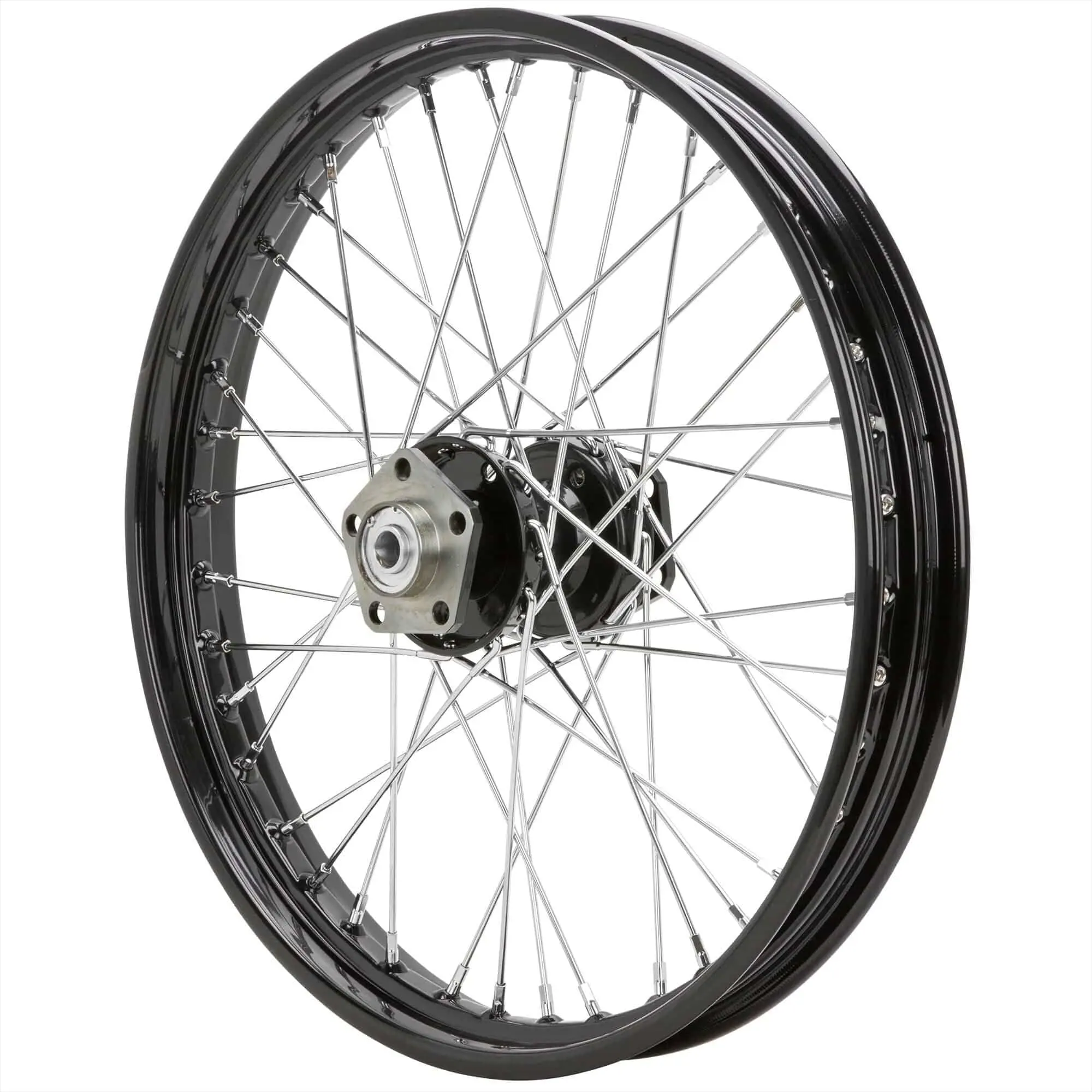 Mid-USA 21 X 2.15 Black Complete Front Wheel Fits Harley-Davidson FL Shovelheads 1973-1984 3 Mid-USA 21 X 2.15 Black Complete Front Wheel Fits Harley-Davidson FL Shovelheads 1973-1984