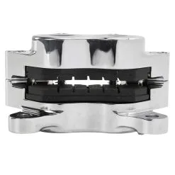 Mid-USA Four Piston Brake Caliper - Chrome -Motorcycle Chain Sales Shop 010440 cycle standard four piston brake caliper chrome 3 255e51b4 931a 45c9 849c 3845df391851