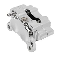 Mid-USA Four Piston Brake Caliper - Chrome -Motorcycle Chain Sales Shop 010440 cycle standard four piston brake caliper chrome 4 c9e7a3da 25b4 45d3 8a6b 436eb62641c9