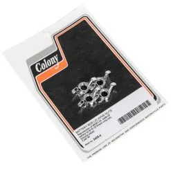 Colony #3405-4 Chrome Plated Battery Box Wing Nuts 5/16-18 OEM# 66387-26 4409-26