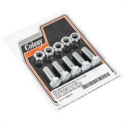 Colony #3425-10 Disc Brake Rotor Bolt Kit Harley-Davidson 1973-80 FL Rear 1973-74 FL Front 1973 FX XL Front OEM 41198-73
