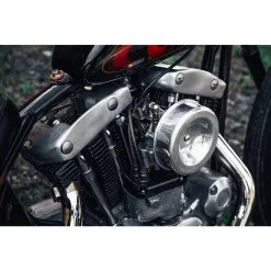 Lowbrow Customs 7mm Cloth 90 Degree Spark Plug Wire Sets - Black W/ Red Tracers -Motorcycle Chain Sales Shop 010602 LowbrowCustoms7mmSolidCoreCloth90DegreeSparkPlugWireSets BlackwithRedTracers web3