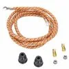 FNA Custom Cycle Spark Plug Wire Kits - Brown/Yellow/Orange Explosion -Motorcycle Chain Sales Shop 011018 FNA Spark Plug Wire Kits Brown Yellow Orange Explosion 1