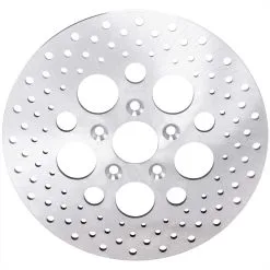 Cycle Standard Drilled Stainless Steel Brake Rotor - 11.5 Inches - Replaces Harley-Davidson OEM# 41791-79A