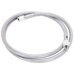 Goodridge Universal Braided Stainless Brake Line - 24" - Clear Coated -Motorcycle Chain Sales Shop 012028 Goodridge Universal Braided Stainless Brake Line 24in Clear Coated 3