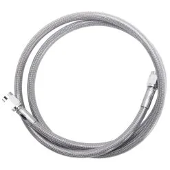 Goodridge Universal Braided Stainless Brake Line - 14" - Clear Coated