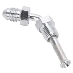 Goodridge 60 Degree Tube Adapter - Chrome -Motorcycle Chain Sales Shop 012785 Goodridge 60 Degree Tube Adapter Chrome 3