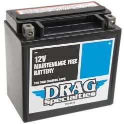 DRAG Specialties AGM Maintenance Free Battery 2004-Up Harley-Davidson Sportster XL 15-20 XG 500/750/750A