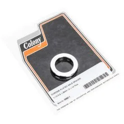 Colony #3580-1 Chrome Axle Spacer - 1-1/2 Inch O.D. X 25MM I.D. X 1/4 Inch Thick