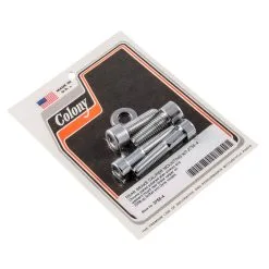 Colony #2755-4 Rear Brake Caliper Mounting Kit Chrome Polished Allen Harley Softail Dyna 08-up