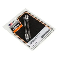 Colony #7114-2 Chrome Plated Acorn Head Generator Screw Set Fits 1936-57 H-D 74's