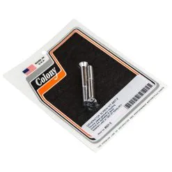 Colony #8207-2 Generator Screw Kit Chrome Plated Fits 1937-57 Harley Davidson 45's