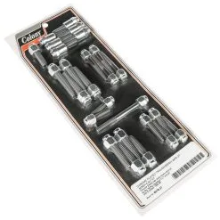 Colony #8478;837-27 Transmission Chrome Cap Screw And Nut Kit Harley FLT 5 Speed 80-85