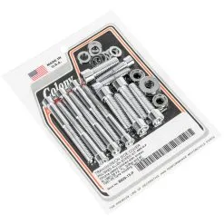 Colony #8909-13-P Transmission Side Cover Smooth Chrome Allen Kit Harley 87-06 FX FL Softail 91-05 Dyna