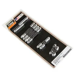 Colony #8914-17 Primary Cover Chrome Acorn Screw Kit FXR FLT