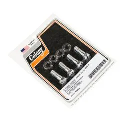 Colony #8929-8 Linkert Carb Mounting Screws Chrome Harley OEM 47248-48