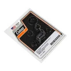 Colony #9734-7 Foot Brake Lever & Bracket Mounting Kit Parkerized Harley 1936-71