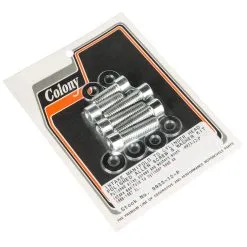 Colony #9933-12-P Intake Manifold To Cylinder Smooth Chrome Allen Kit Harley Sportster 86-87