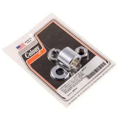 Colony #9975-4 Front Axle Nut Spacer Kit Smooth Chrome Harley 95-99 XL Dyna