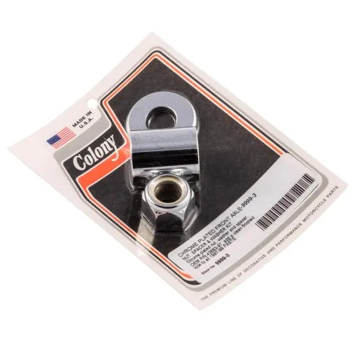 Colony #9999-3 Front Axle Nut Spacer Kit Smooth Chrome Harley FXSTS 97-99 8 Colony #9999-3 Front Axle Nut Spacer Kit Smooth Chrome Harley FXSTS 97-99 -Motorcycle Chain Sales Shop 9999 3 COLONY CHROME PLATED FRONT AXLE