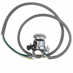 EMGO Universal Chrome Dimmer Switch And Horn Button 7/8 Inch Bars